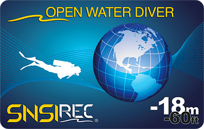 Brevetto SNSI Open Water Diver